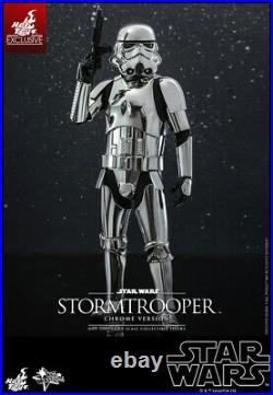 Hot Toys Star Wars Stormtrooper Chrome Version Exclusive 1/6 Scale 12 Figure