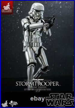 Hot Toys Star Wars Stormtrooper Chrome Version Exclusive 1/6 Scale 12 Figure