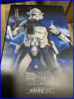 Hot Toys Star Wars The Clone Wars Captain Rex 1/6 Scale 12 Figure Used