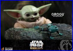 Hot Toys Star Wars The Mandalorian Grogu Sixth Scale Action Figure On Hand
