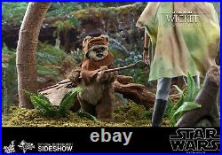 Hot Toys Star Wars Wicket Ewok 1/6 Scale Figure Endor ROTJ Return of the Jedi