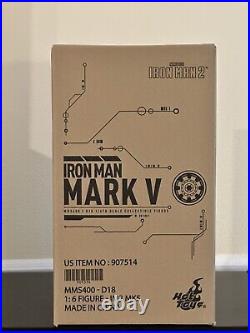 Hottoys Iron Man 2 Mark 5 Mms-400-d18 1/6 Scale Figure