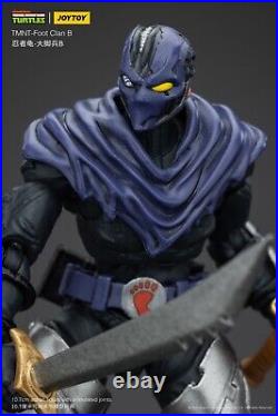 IN STOCKJOYTOY 1/18 TMNT Shredder Foot Clan A B 3PCS Model