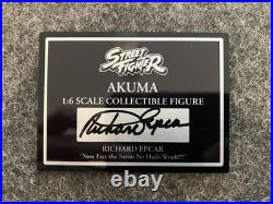 Iconiq Studios Akuma Hand Signed Plaque Richard Epcar Autograph