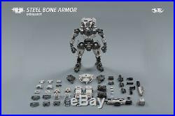 (In Stock@5zeroToys) JOYTOY 125 Scale Steel bone Armor (Snow) With Pilot Mecha