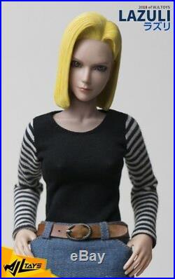 In-Stock WjlToys TY-007 1/6 Scale Dragonball Android 18 LAZULI 12in Figure