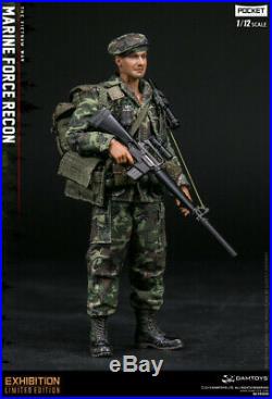 In-stock 1/12 Scale DAMTOYS PES009 Marine Force Recon Vietnam 6in Action Figure