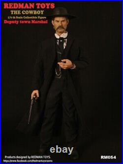 In stock, 1/6 Scale 12 Action Figure REDMAN TOYS Tombstone Town Marshal COWBOY