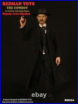 In stock, 1/6 Scale 12 Action Figure REDMAN TOYS Tombstone Town Marshal COWBOY