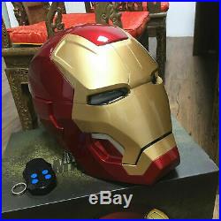Iron Man 11Scale Wearable Open Close MK42 Helmet Roan Toys Cosplay model Figure