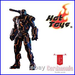 Iron Man 2 Neon Tech War Machine 1/6th Scale Die-Cast Hot Toys New