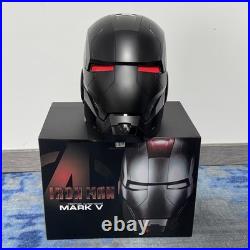 Iron Man MK5 Black 11 Helmet Wearable Voice-control Open&Close Cosplay boxed
