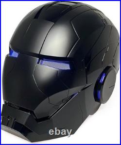 Iron Man MK5 Black 11 Helmet Wearable Voice-control Open&Close Cosplay boxed