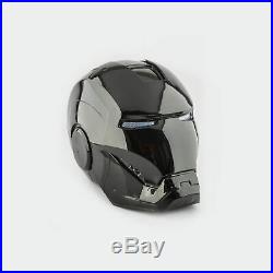 Iron Man MK7 Helmet Black Edition Collectable 11 Scale Wearable Open Close