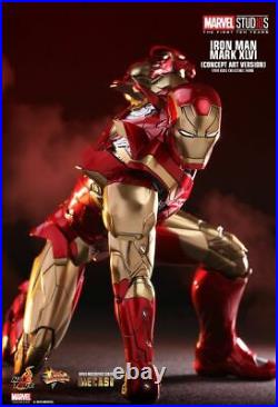 Iron Man Mark 46 Concept Art Marvel Movie Masterpiece Diecast 1/6 Scale Hot Toys