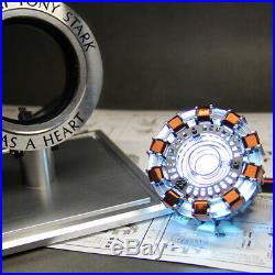 Iron Man Tony Stark 1/1 Scale Mark 1 Arc Reactor DIY Set + Diecast Base