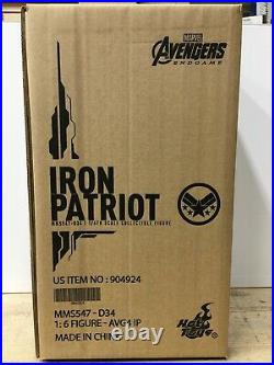Iron Patriot Avengers Endgame 16 Sixth Scale Action Figure Diecast by Hot Toys