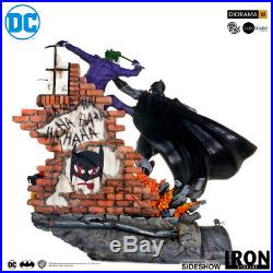 Iron Studios Batman vs Joker 1/6 Scale DC Comics Ivan Reis Diorama Sideshow New