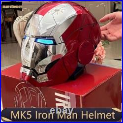 Iron man Mk5 11 Electric Helmet Jarvis Wearable Voice Control Halloween Cosplay