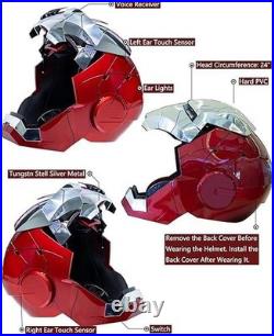 Iron man Mk5 11 Electric Helmet Jarvis Wearable Voice Control Halloween Cosplay
