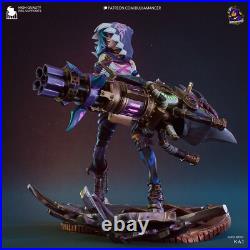 JINX Arcane League of Legends 18 Scale Statue 3D Printed Painted 230mm JINX Arcane League of Legends 18 Scale Statue 3D Printed Painted 230mm