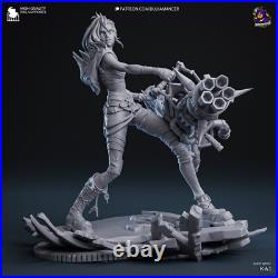JINX Arcane League of Legends 18 Scale Statue 3D Printed Painted 230mm JINX Arcane League of Legends 18 Scale Statue 3D Printed Painted 230mm