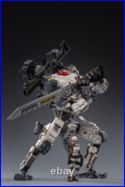 JOYTOY JT0593 GOD OF WAR 86 White Mecha 9 Robot & Pilot 1/25 Action Figure Toy JOYTOY JT0593 GOD OF WAR 86 White Mecha 9 Robot & Pilot 1/25 Action Figure Toy