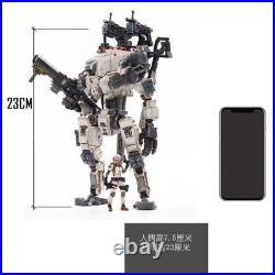 JOYTOY JT0593 GOD OF WAR 86 White Mecha 9 Robot & Pilot 1/25 Action Figure Toy JOYTOY JT0593 GOD OF WAR 86 White Mecha 9 Robot & Pilot 1/25 Action Figure Toy