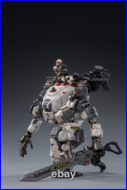 JOYTOY JT0593 GOD OF WAR 86 White Mecha 9 Robot & Pilot 1/25 Action Figure Toy