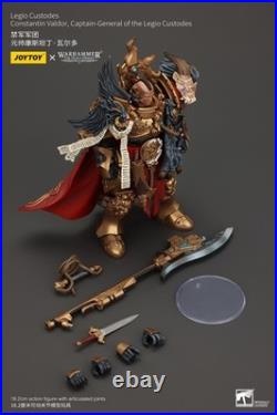 JOYTOY Warhammer 40K 1/18 Action Figure Legio Custodes Constantin Valdor Model