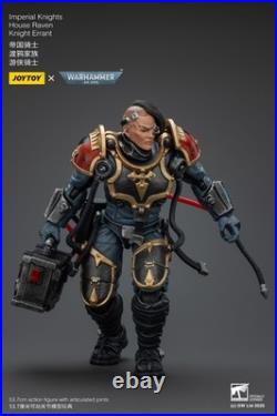 JOYTOY Warhammer 40K 1/18 Imperial Knights House Raven Knight Errant Model Toys