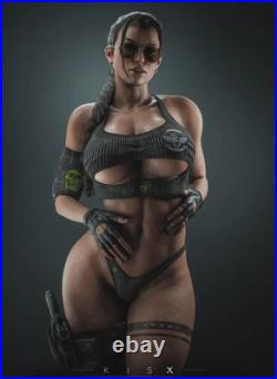 Lara Croft Statue Resin Figure Collectible 25 Cm Handmade Painted Lara Croft Statue Resin Figure Collectible 25 Cm Handmade Painted