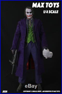 MAX TOYS 1/4 Scale Dark Knigth Joker Figure Clothes & Accessories no Hot toys
