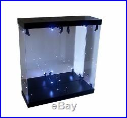 MB-2A Acrylic Display Case LED Light Box for two 12 1/6th Scale IRON MAN Figure
