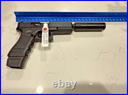 MINI 12 Scale 17 GEN5 In Black With 2 Tone CNC Bullets & Silencer Metal Gun Laser