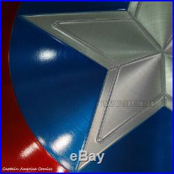 Marvel 11 Scale Captain America Shield Model 75th Anniversary Cosplay In Stock