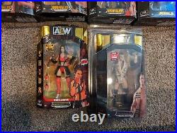 Massive Lot 70+ AEW Action Figures Unrivaled Unmatched Exclusives Scale Ring New