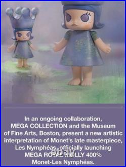 Mega Royal Molly Monet-Les Figure Nymphéas 400% Sealed Pop Mart US Seller