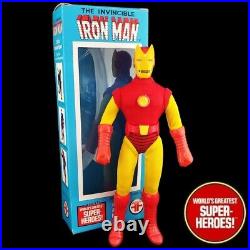 Mego Iron Man Horned Helmet Custom WGSH 8 Action Figure with Retro Box Art