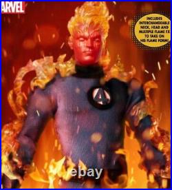 Mezco Marvel Fantastic Four Deluxe Steel 1/12 Scale Action Figure Boxed Set