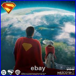 Mezco Toyz One12 Collective DC Superman & Krypto 1/12 Scale Figure In Stock