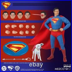 Mezco Toyz One12 Collective DC Superman & Krypto 1/12 Scale Figure In Stock