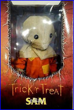 Mezco Toyz TRICK R TREAT SAM MEGA SCALE 15 Doll Halloween Horror'r Pumpkin