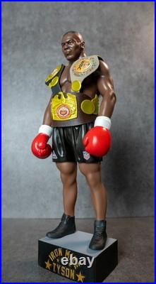 Mike Tyson 1/6 Scale Figure Boxing Champion Statue WBC IBF Belts Custom Handmade