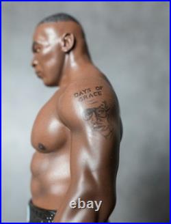 Mike Tyson 1/6 Scale Figure Boxing Champion Statue WBC IBF Belts Custom Handmade