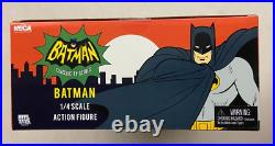 NECA 1/4 Scale 1966 TV Series Batman Adam West 18 Action Figure DAMAGED BOX