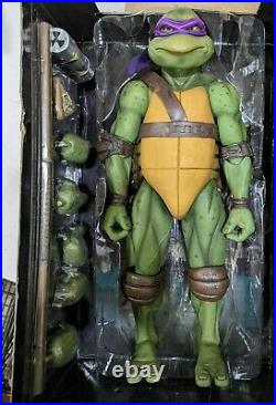 NECA TMNT Donatello Teenage Mutant Ninja Turtles 1/4 Scale Figure (with defects)