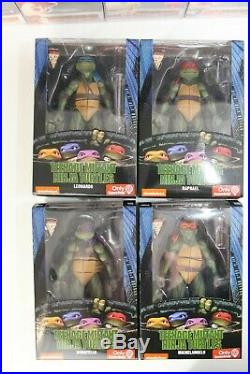 NECA Teenage Mutant Ninja Turtles 1/6 Scale 7 Action Figure Gamestop 90s Set