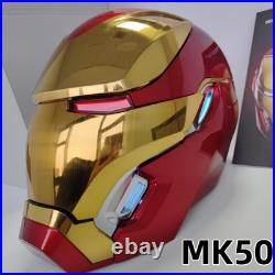 NEW 11 Wearable Friday Iron Man Mk50 Helmet COS Remote Touch Voice Control Gift