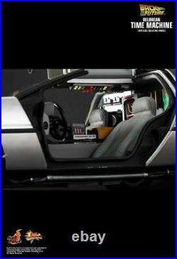 NEW Back The Future BTTF Hot Toys DeLorean Car Time Machine 16 Scale MMS260